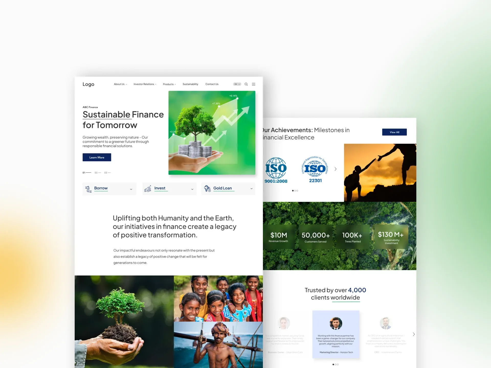 Finance Brand Identity & Website
