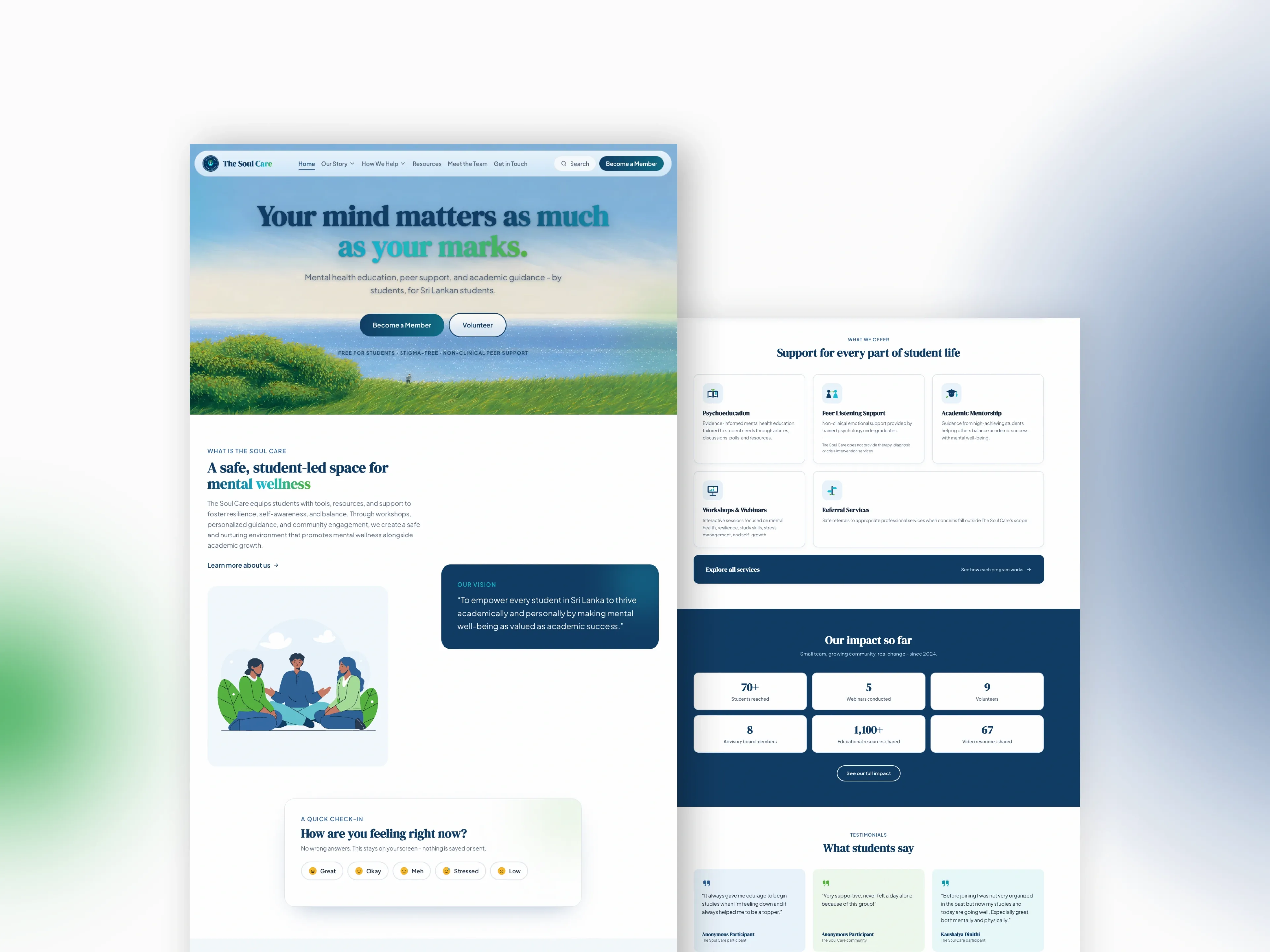 Built for the worst phone in the room — Non-profit website design case study by Neelaka Ganegoda
